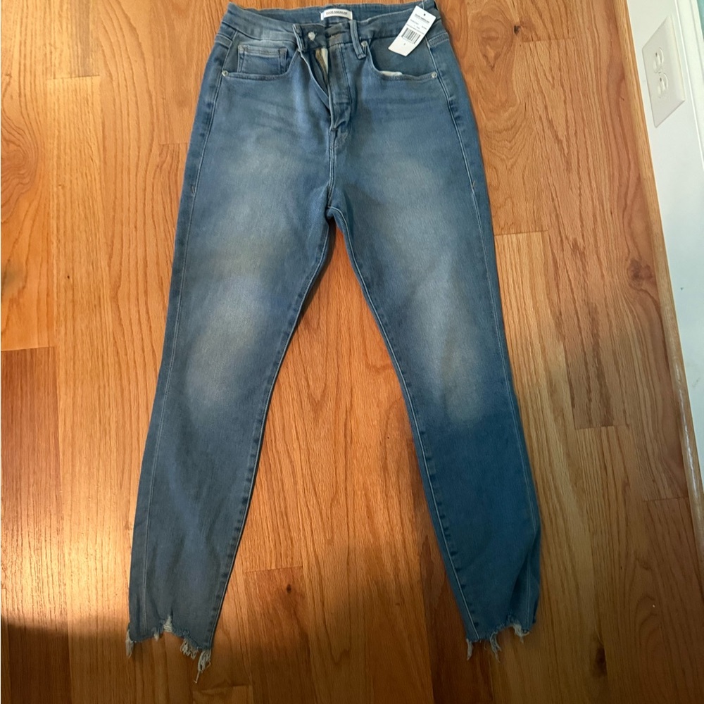 Good American Women's Light Blue Skinny Jeans